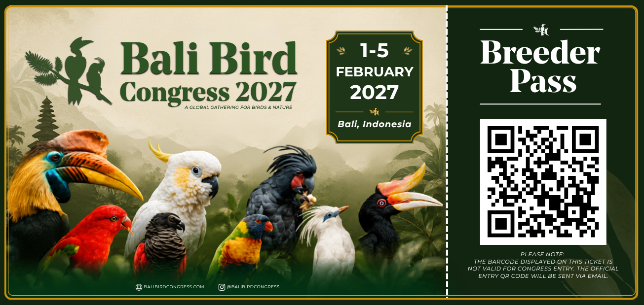 Breeder Pass - Bali Bird Congress 2027