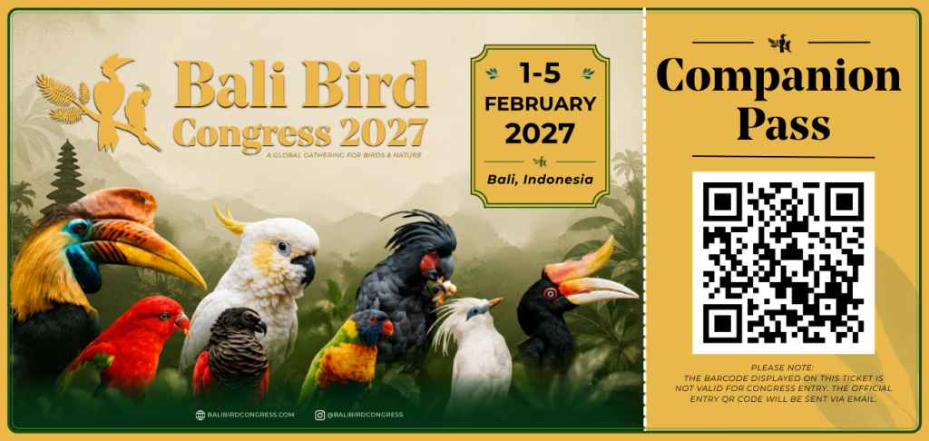 Companion Pass - Bali Bird Congress 2027